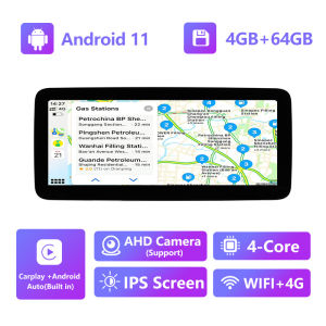 Seicane 12.3 นิ้ว Android 11.0 IPS Touch Screen 8 + 128G Car Gps เครื่องเล่นวิดีโอมัลติมีเดียสำหรับ Mercedes Benz ML / GL W166 Built-in Carplay DSP รองรับ SWC Waze