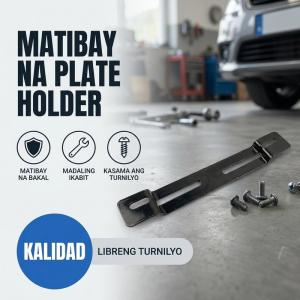 Universal Motorcycle Simple License Plate Holder Bracket