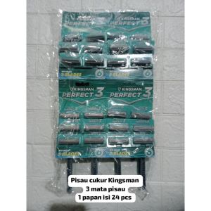 Refill Pisau Cukur  2mata 12pcs/24pcs - Pelembab & Sop Lemak