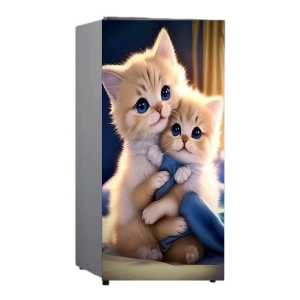 Stiker Kulkas 1 Pintu /Kulkas 2 pintu/Kompor/ Mesin Cuci / Ricecoker Motip Kucing ( COD ) Fly Star Store