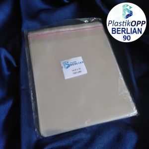145x16 cm Plastik Opp 18 micron ( Tipis ) isi 100 lembar