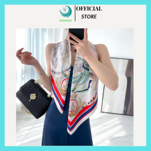 [NOWSHIP-HCM]- Khăn choàng lụa cao cấp khăn quàng cổ quà tặng ý nghĩa cho phái đẹp có 2 size - CHỌN SIZE