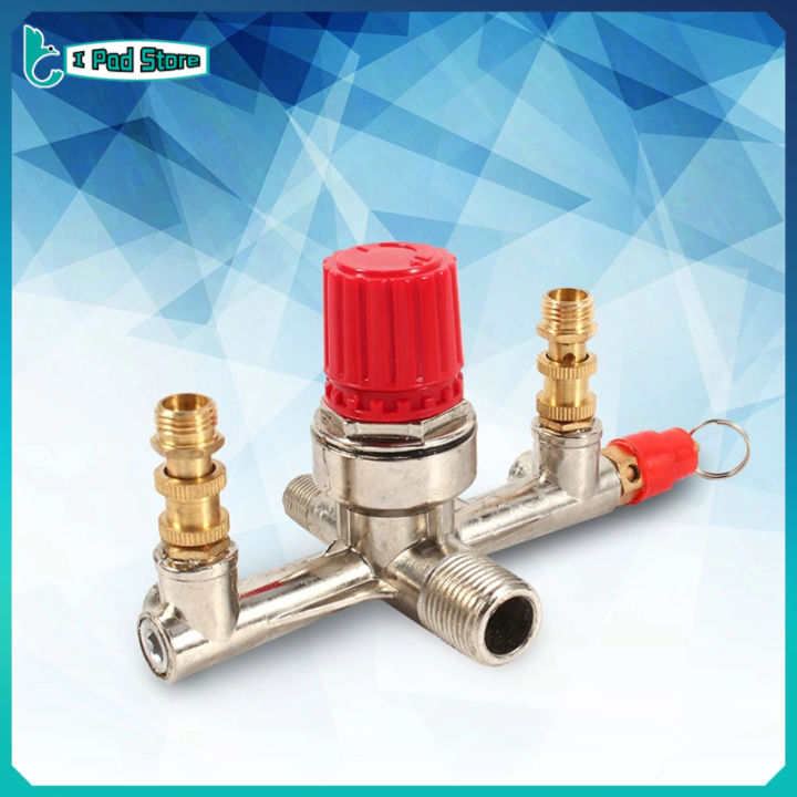 【ลดล้างสต๊อก】Air Compressor Switch คู่เต้าเสียบท่อโลหะผสมคอมเพรสเซอร์ ...