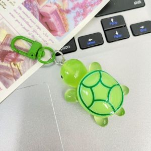 Sanrio Anime Hello Kitty Luminous Turtle Keychain Cartoon Cinnamon Dog Kuromi Melody Bag Pendant Cute Key Accessories