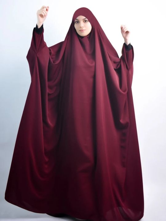 【Exclusive】 Eid Women Hooded Hijab Dress Prayer Garment Abaya Full ...