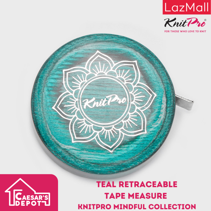 KnitPro The Mindful Collection Teal Retraceable Tape Measure (36634) Lazada PH