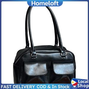 Women Multi Pocket Purse Fashion Vintage Handbag Casual Zipper Shoulder Bag Versatile Large Capacity Commuting Bag