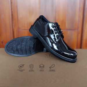 Sepatu Pria Pdh Pantofel Formal Hitam Kilap Dinas Kerja Kantoran