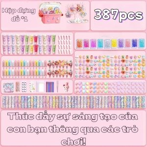 CuddleCove Bộ Đồ Chơi Keo Dán Goo Ka Sticker 3D Tự Làm Móc Khóa Trang Sức Bộ Dụng Cụ DIY Trẻ