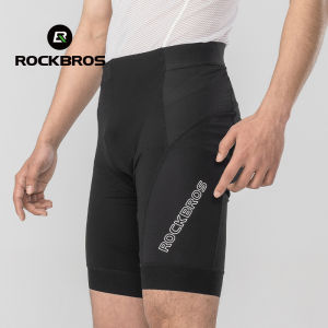 ROCKBROS Men Cycling Shorts Comfortable Breathable Bicycle Riding Pants MTB Road Bike Padded Elastic Pants Bicycle Equipment