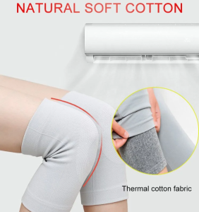 [In Stock] [Preventing Rheumatism Pain Relief] Natural Soft Cotton Knee Sleeve for Men and Women/Anti-slip Thin invisible Knee Guard