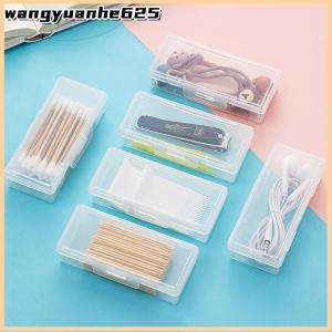 [WYH Store] 👗 Portable Travel Box Cotton Swab Holder Case Detal Floss Jewelry Organizer Container Dust-proof Jewelry Accessories Box