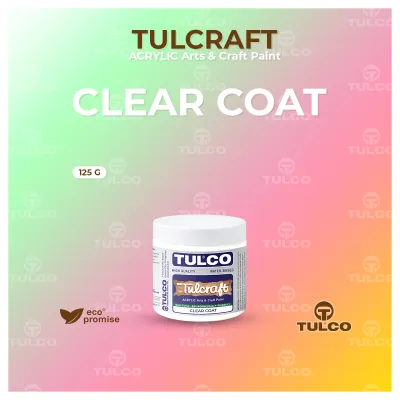 Tulco Tulcraft Acrylic Arts and Crafts Paint (White and Clear) 125g