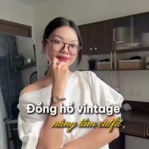 [Xả kho] Đồng hồ nữ tay nhỏ dây da BARSH Beso Watch phong cách vintage mặt nhỏ sang chảnh