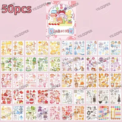 50/200sheets Cute Guka Stickers Kawaii Cartoon Stickers Notebook Hand Account Decoration Stickers Various Styles DIY Stickers
