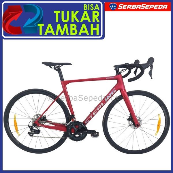 United Sterling R1 Disc Sepeda Balap 700C Frame Carbon UCI Rem