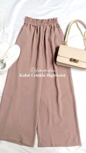 CELANA KULOT CRINKLE AIRFLOW RUBY PREMIUM // CELANA KULOT CRINKLE TERBARU