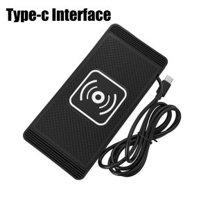 15W Wireless Car Charger Pad Non-Slip Silicone Car Wireless Charger Mat Fast Charging for Phone 15 14 13 12 Samsung S24 S23 Xiaomi
