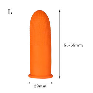100pcs Non-slip Finger Cover Latex Fingertip Cover Disposable Anti Static Finger Cot-Granular Design