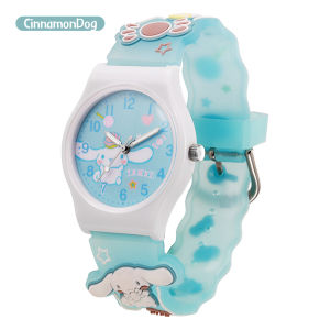 Mamibayi Sanrio Jam Tangan Anak Melody Kuromi 3D Jam Tangan Silikon Kids Watch Lucu