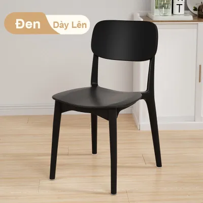 【Giảm Giá 30%】Ghế Nhựa Tựa Lưng Bằng Nhựa Ăn Sang Trọng Nhẹ Văn Phòng Có Thể Xếp Chồng Tựa Lưng Ngồi Quán Cafe Nhà Hàng
