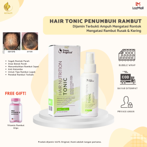 Hair Tonic Penumbuh Rambut Pria dan Wanita Penyubur Rambut Green Angelica