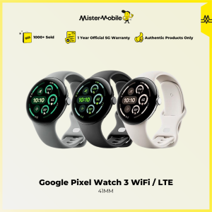 Google Pixel Watch 5 | Pixel Watch 3 | 41mm 45mm | WiFi / LTE | Google Smartwatch | 1 Year Google SG Warranty