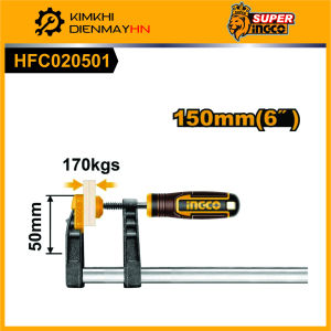 Kẹp gỗ chữ F INGCO HFC020501 50 x 150 mm dụng cụ chuyên dụng cho ngành mộc
