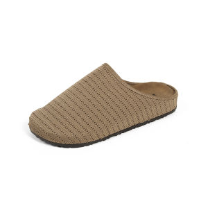 YOTO Mules Loafers For Women Woven Breathable Roman-Inspired Soft Sole Platform Sandals Half Shoes