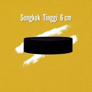 KOPIAH PECI Songkok peci kopiah hitam kopiah hitam tinggi 6cm 7cm 8cm 9cm 10cm Premium Berkualitas