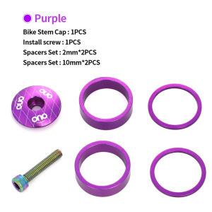 【New Arrival】 OUO MTB Bicycle Stem Top Cap Headset Cover Spacers Kit Front Fork Ring Spacer