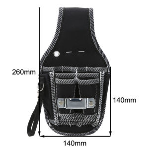 9 In 1 holster for electrician tools dewalt tools bag tool holster with belt Tool Pouch Bag Waist Pocket Portable Screwdriver Tool Kit Belt Practical Durable Bag