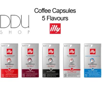 illy Nespresso Coffee Capsules 5 Flavors / CLASSICO Espresso, FORTE Espresso, IN