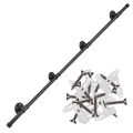Handrails for Indoor Stairs for Stairs Steps,Metal Non-Slip Easy Install for Outdoor Indoor Stairs Porch Deck Hand Rail. 
