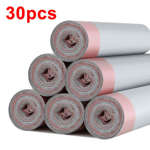 [1BAG] 45CM x 50CM Disposable Drawstring Garbage Bag Strong Plastic Waste Basket Cleaning Trash Bag Plastik Sampah