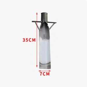 หัวขุดดิน เสียมขุดดินลาว พลั่วขุดดินจอมพลัง คลาดเหล็ก จอบขุดดิน พั่วขุดดิน เหล็กหนา เหล็กแมงกานีส แบบใช้แรงขาเสริมดันพลั่วลงดิน (ไม่มีด้าม)
