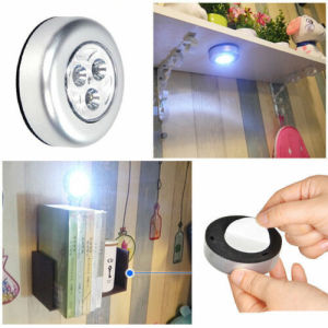 LED Cabinet Light Wireless Dimmable Touch Sensor Night Lamp Battery Power Suitable for Kitchen Stair Wardrobe