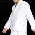 Bjj Jiu Jiutsu Gi Mma กิโมโนสีขาวเครื่องแบบ Bjj Gi. 