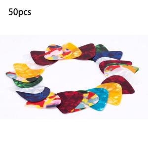 50 cái móng Pick S 3 độ dày khác nhau nghệ thuật trừu tượng đầy màu sắc đàn guitar nhựa móng Pick plectrums cho bass đàn ghi ta điện