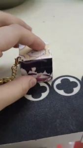 Game Love and DeepspaceCube Keychain Cute Xavier Zayne Rafayel ralayo Sylus Caleb Cartoon Puzzle Toy for Bag Car Decoration Gift for Kids Fans