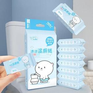 Soft Baby Wet Wipes Hand Mouth Cleaning Large Pack Freshing Cleaning Wipes Disposable High Quality Mini Portable Wipes Babies