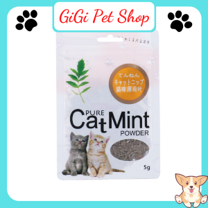 Cỏ bạc hà catnip cho mèo giảm stress gói 5 gram dùng thử phụ kiện cho thú cưng giá rẻ - GiGi Pet Shop