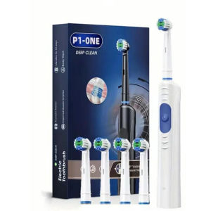 Electric Toothbrush 3 Modes Rotating Automatic Teeth Cleaner IPX6 Waterproof Type-C Rechargeable Oral Care