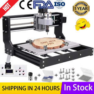 Shipping in 24 Hours CNC 3018 Pro CNC Engraving Machine kit GRBL Control DIY Mini CNC Machine Router Engraver Machine 3 Axis PCB Milling Machine PVC Wood Carving Milling Engraving Machine