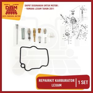Repairkit Karburator Lexam (TOKAIDO) Carburator Repair Kit Parkit Spuyer Karbu Assy Yamaha Lexam