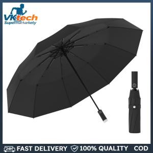 Stylish Automatic Windproof Umbrella 16 Bones Sun Rain Resistant Compact Foldable Design