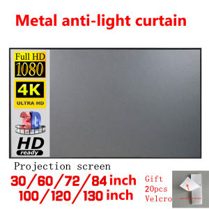 UNIC Projector metal anti-light folding screen 60 72 84 92 100 120 inch 16:9 projection anti-light screen for 4K projector projection screen fabric