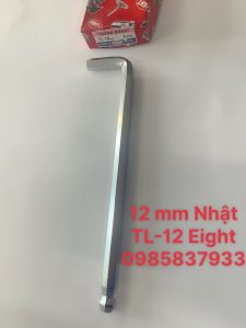 [Freeship +quà tặng 19k] Tay vặn Lục giác chữ L 12 mm đầu bi TL-12 Eight Nhật tại Máy cầm tay NTT bảo hành dài hạn tháo lắp ốc chìm hiệu quả