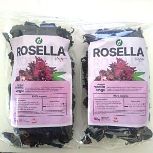 Teh Seduh Bunga Rosella Merah & Ungu 100 gr Berkualitas / Teh Bunga Rosela Merah Curah / Teh Herbal Organik / Rosela Merah Kering Premium / Rosella Ungu Termurah Berkualitas / Teh Bunga Rosella Ungu Kering / Rosela Ungu Curah