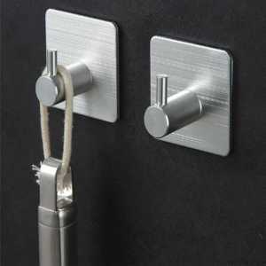 Gantungan Baju Besi Tempel Dinding Gantungan Dinding Besi Tebal Kuat Stainless Hook Hanger SH T32